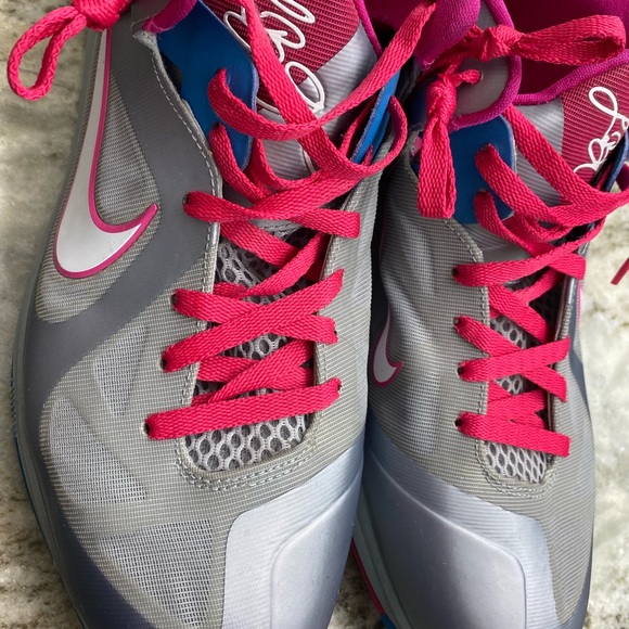 Nike Lebron 9 low ‘Fireberry’ Mens size 13 - Picture 2 of 4